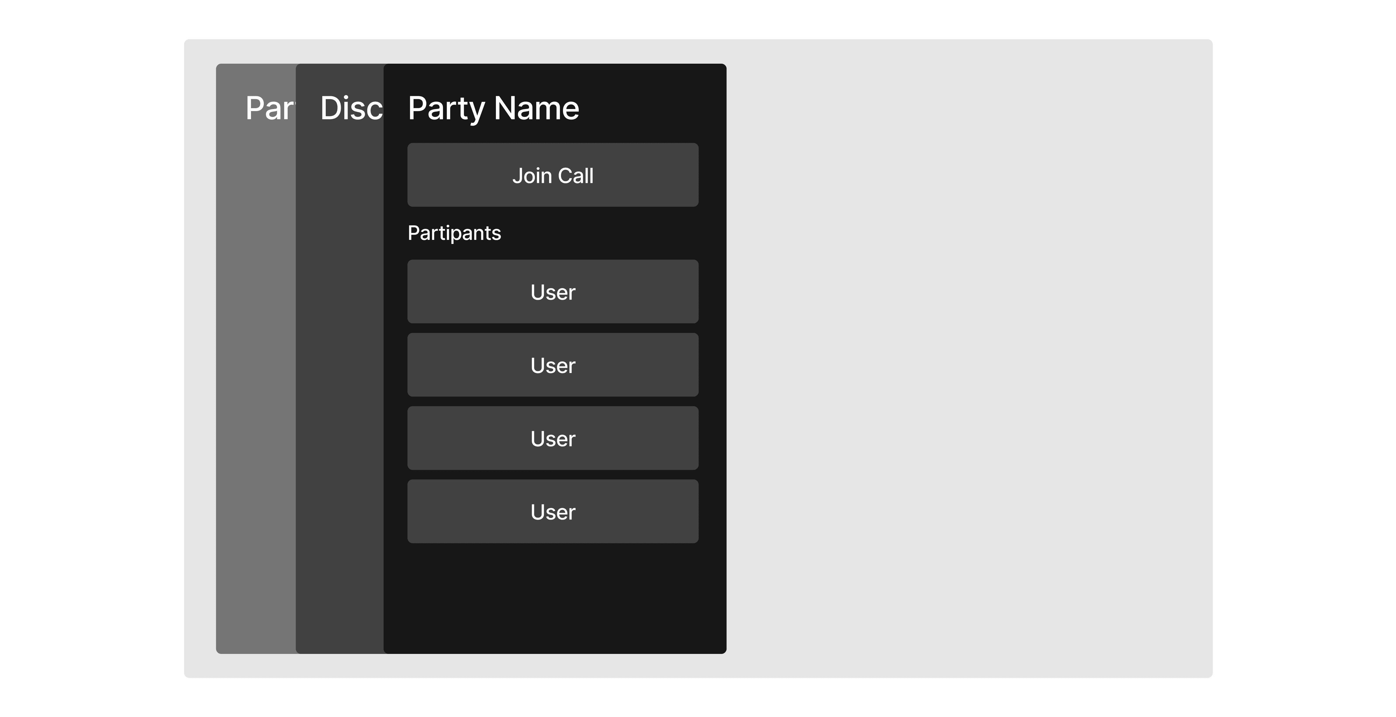 Server browsing on Xbox with active calls highlighted
